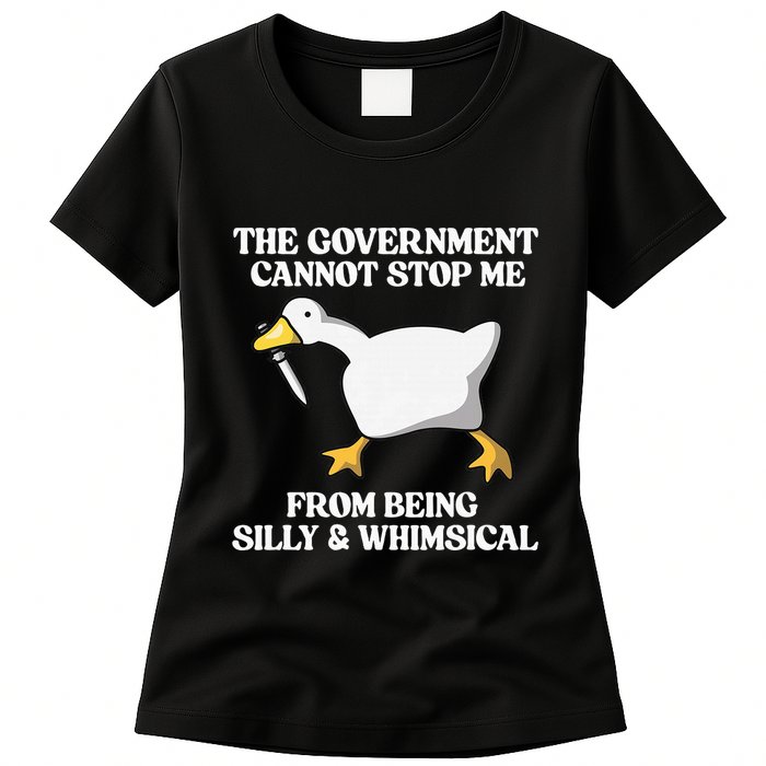 The Government Cannot Stop Me From Being Silly And Whimsical Womens T-Shirt