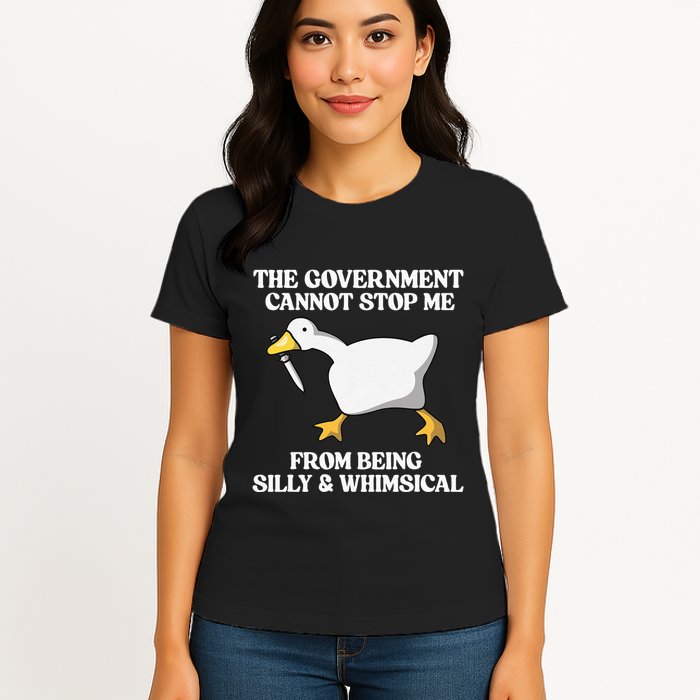 The Government Cannot Stop Me From Being Silly And Whimsical Womens T-Shirt