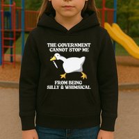 The Government Cannot Stop Me From Being Silly And Whimsical Kids Hoodie
