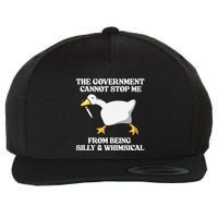 The Government Cannot Stop Me From Being Silly And Whimsical Wool Snapback Cap