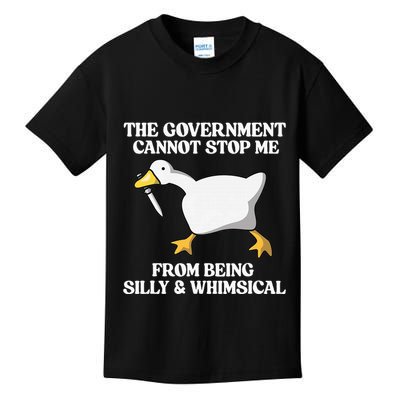 The Government Cannot Stop Me From Being Silly And Whimsical Kids T-Shirt