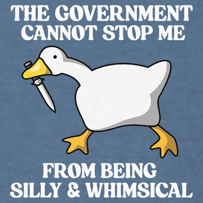 The Government Cannot Stop Me From Being Silly And Whimsical Garment-Dyed Sweatshirt