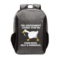 The Government Cannot Stop Me From Being Silly And Whimsical Vector Backpack