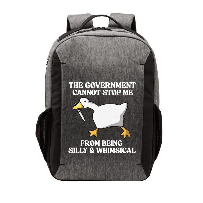 The Government Cannot Stop Me From Being Silly And Whimsical Vector Backpack