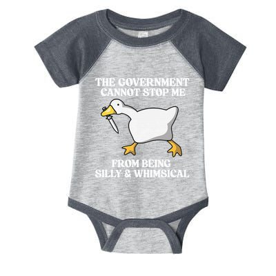 The Government Cannot Stop Me From Being Silly And Whimsical Infant Baby Jersey Bodysuit