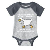The Government Cannot Stop Me From Being Silly And Whimsical Infant Baby Jersey Bodysuit