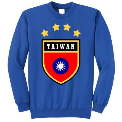 Taiwan Gift Coat Of Arms Tee Flag Souvenir Taipei Funny Gift Tall Sweatshirt