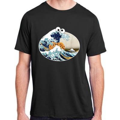 The Great Cookie Eating Wave Off Kanagawa Googly Adult ChromaSoft Performance T-Shirt