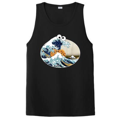 The Great Cookie Eating Wave Off Kanagawa Googly PosiCharge Competitor Tank