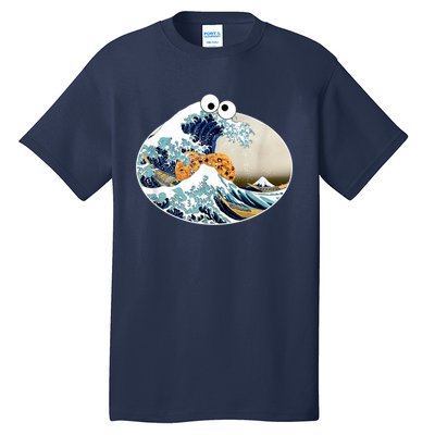 The Great Cookie Eating Wave Off Kanagawa Googly Tall T-Shirt