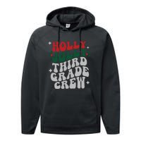 Third Grade Christmas Jolly Performance Fleece Hoodie