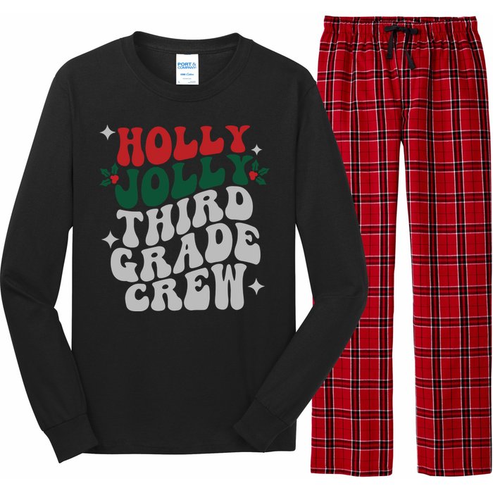 Third Grade Christmas Jolly Long Sleeve Pajama Set