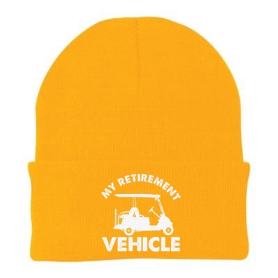 Team Golf Cart Funny Play Sports Golfer Knit Cap Winter Beanie