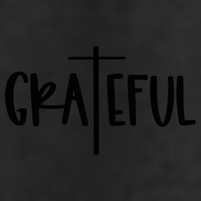 The Grateful Cross Faith Christian Religious Jesus Easter 7 Panel Mesh Trucker Snapback Hat