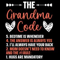 The Grandma Code Granny Grandmother Grandparent Gift Cooling Performance Crew T-Shirt