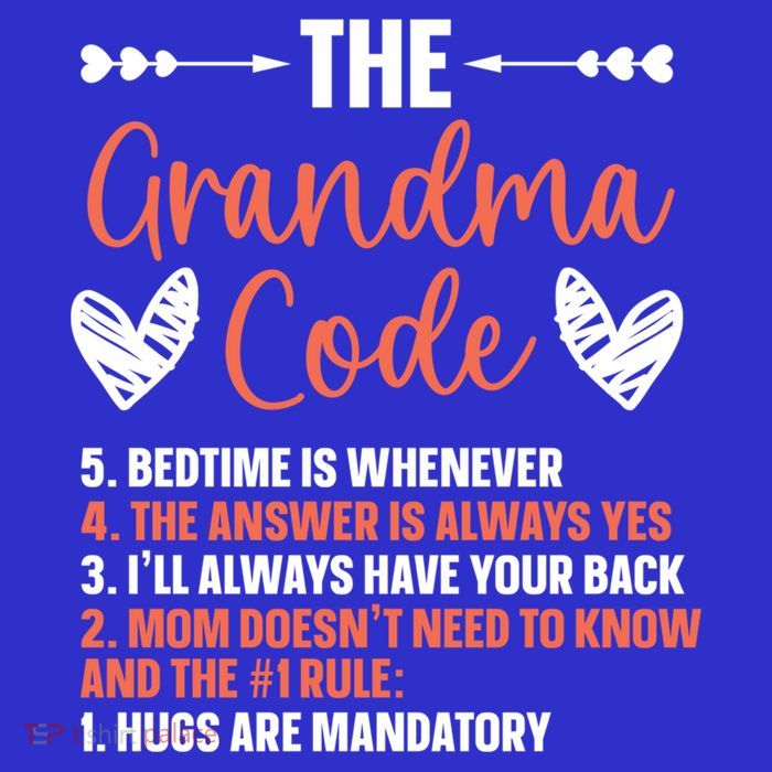 The Grandma Code Granny Grandmother Grandparent Gift T-Shirt