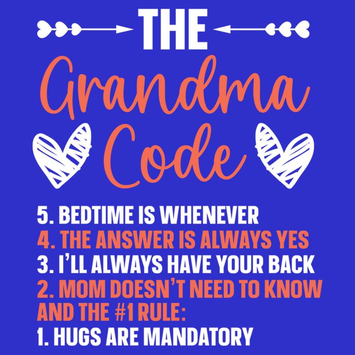 The Grandma Code Granny Grandmother Grandparent Gift Tall T-Shirt