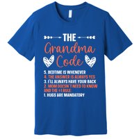 The Grandma Code Granny Grandmother Grandparent Gift Premium T-Shirt