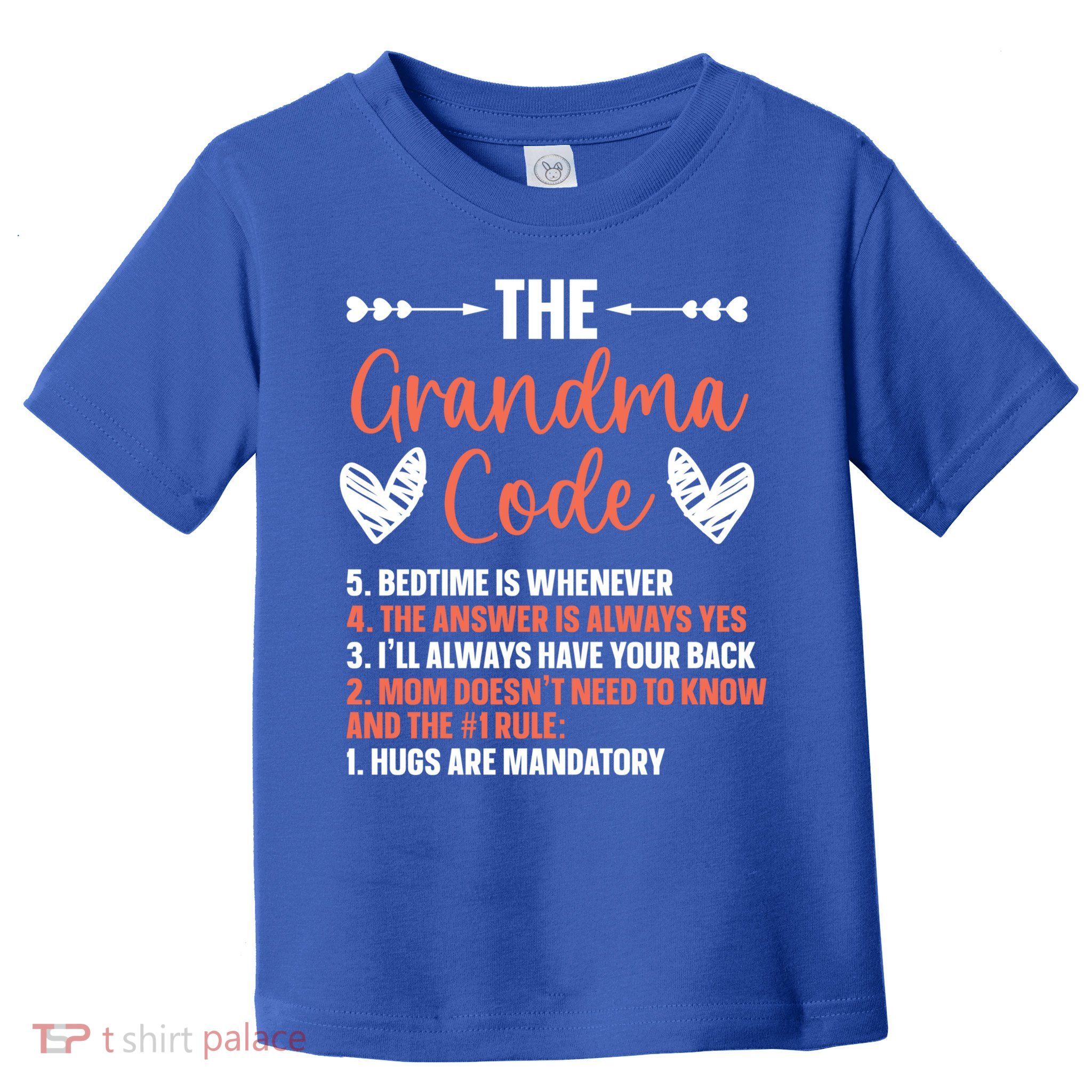 The Grandma Code Granny Grandmother Grandparent Gift Toddler T-Shirt