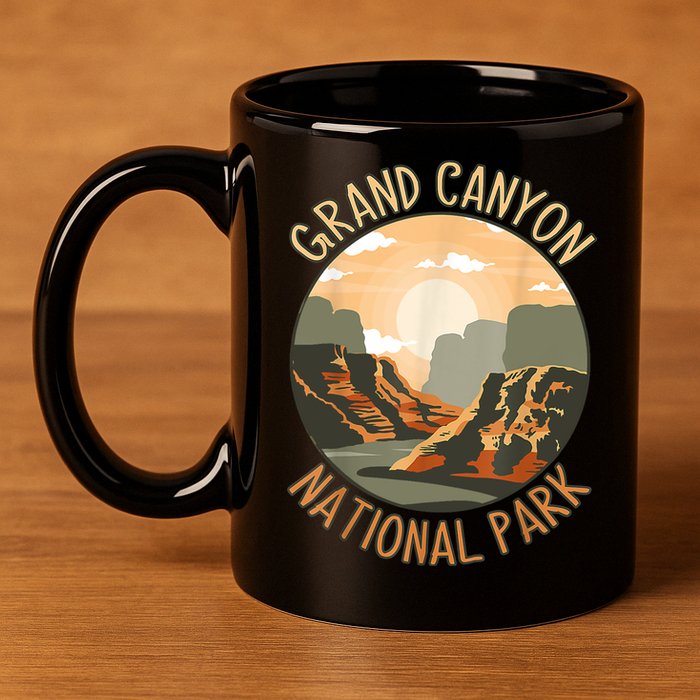 The Grand Canyon National Park Design 11oz C Handle Ceramic Mug