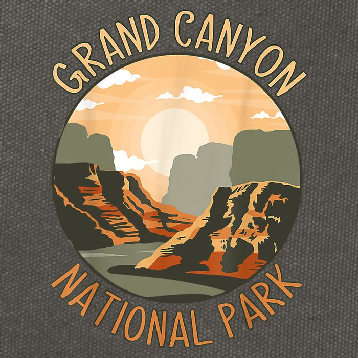 The Grand Canyon National Park Design Cotton Canvas Backpack