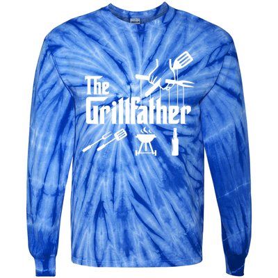 The Grillfather Cute Gift Tie-Dye Long Sleeve Shirt