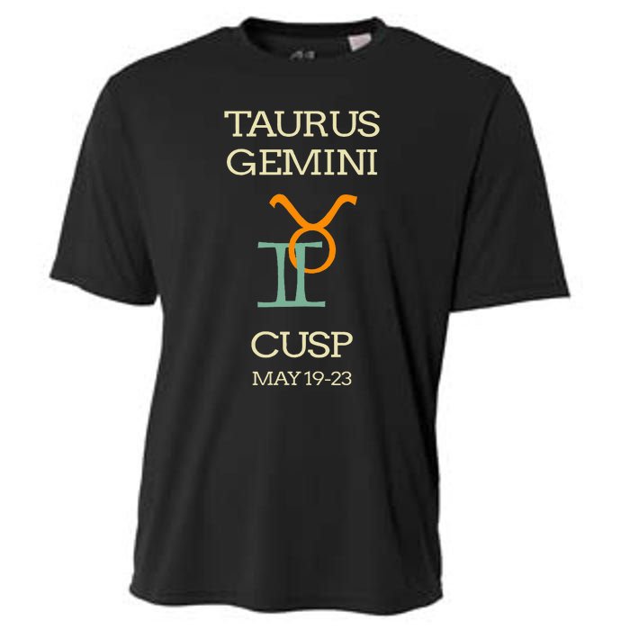 Taurus Gemini Cusp Zodiac Horoscope Gift Cooling Performance Crew T-Shirt