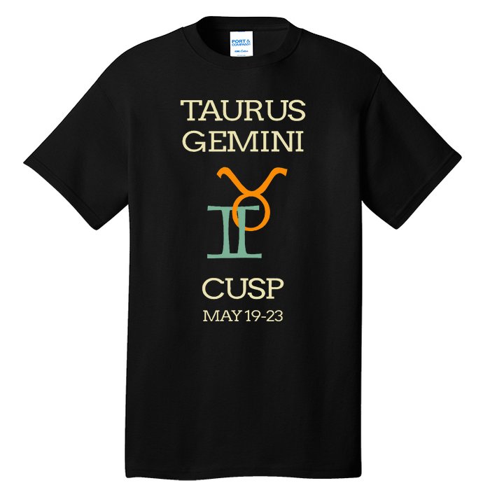 Taurus Gemini Cusp Zodiac Horoscope Gift Tall T-Shirt