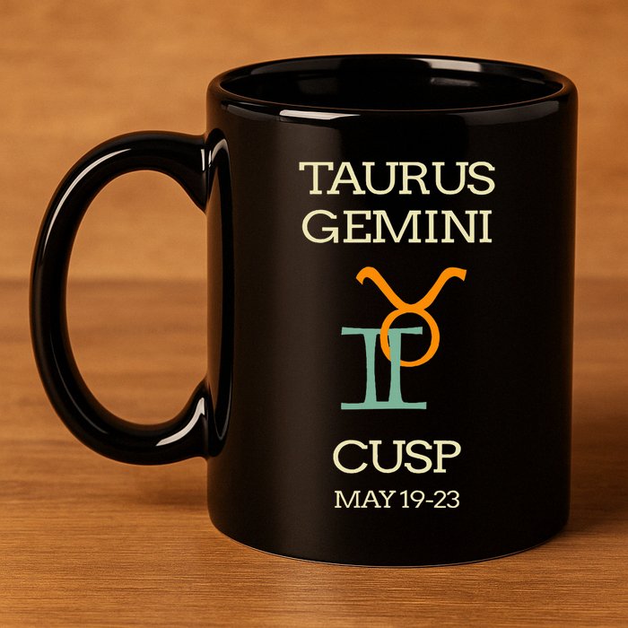Taurus Gemini Cusp Zodiac Horoscope Gift 11oz C Handle Ceramic Mug