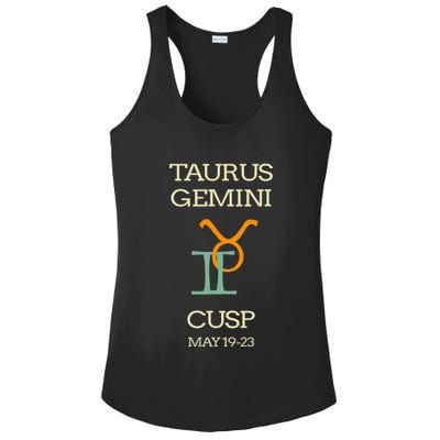 Taurus Gemini Cusp Zodiac Horoscope Gift Ladies PosiCharge Competitor Racerback Tank