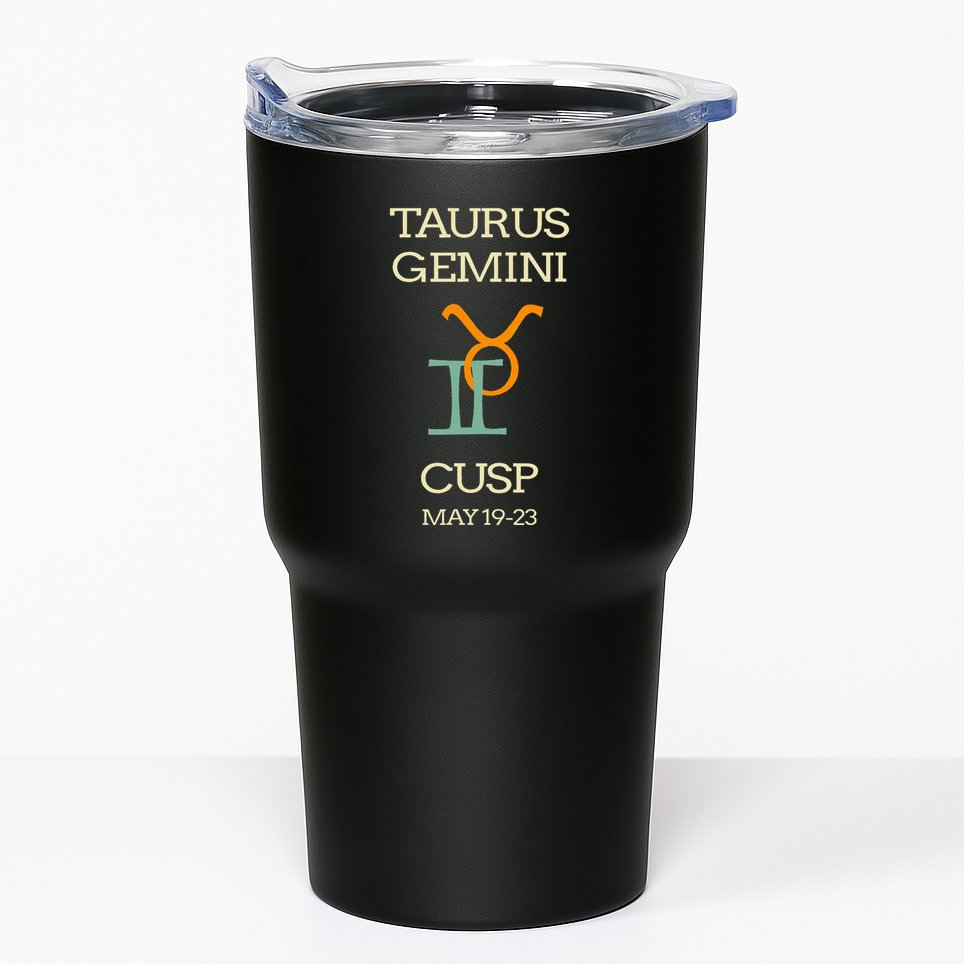 Taurus Gemini Cusp Zodiac Horoscope Gift Tumbler