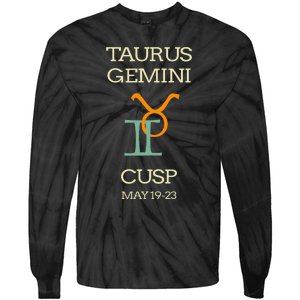 Taurus Gemini Cusp Zodiac Horoscope Gift Tie-Dye Long Sleeve Shirt