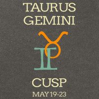 Taurus Gemini Cusp Zodiac Horoscope Gift Cotton Canvas Backpack