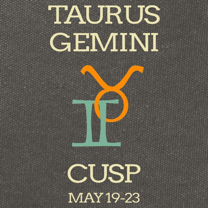 Taurus Gemini Cusp Zodiac Horoscope Gift Cotton Canvas Backpack