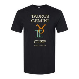 Taurus Gemini Cusp Zodiac Horoscope Gift Softstyle CVC T-Shirt