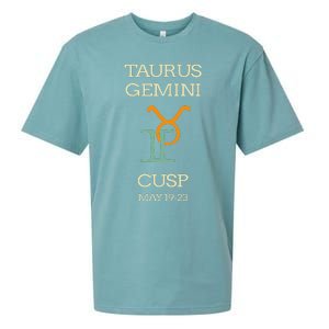 Taurus Gemini Cusp Zodiac Horoscope Gift Sueded Cloud Jersey T-Shirt