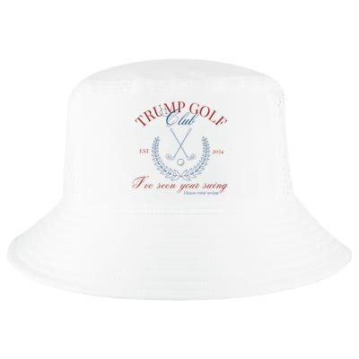 Trump Golf Club IVe Seen Your Swing Funny Trump 2024 Debate Cool Comfort Performance Bucket Hat