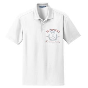 Trump Golf Club IVe Seen Your Swing Funny Trump 2024 Debate Dry Zone Grid Polo