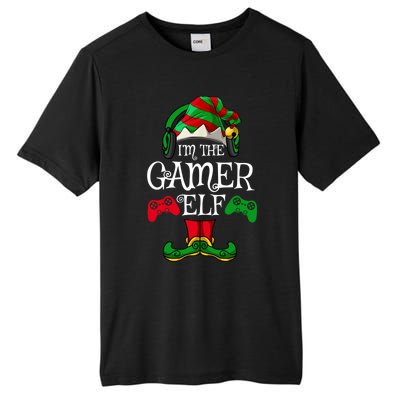 The Gamer Christmas Video Game Xmas Ugly Matching Pjs Gift Tall Fusion ChromaSoft Performance T-Shirt