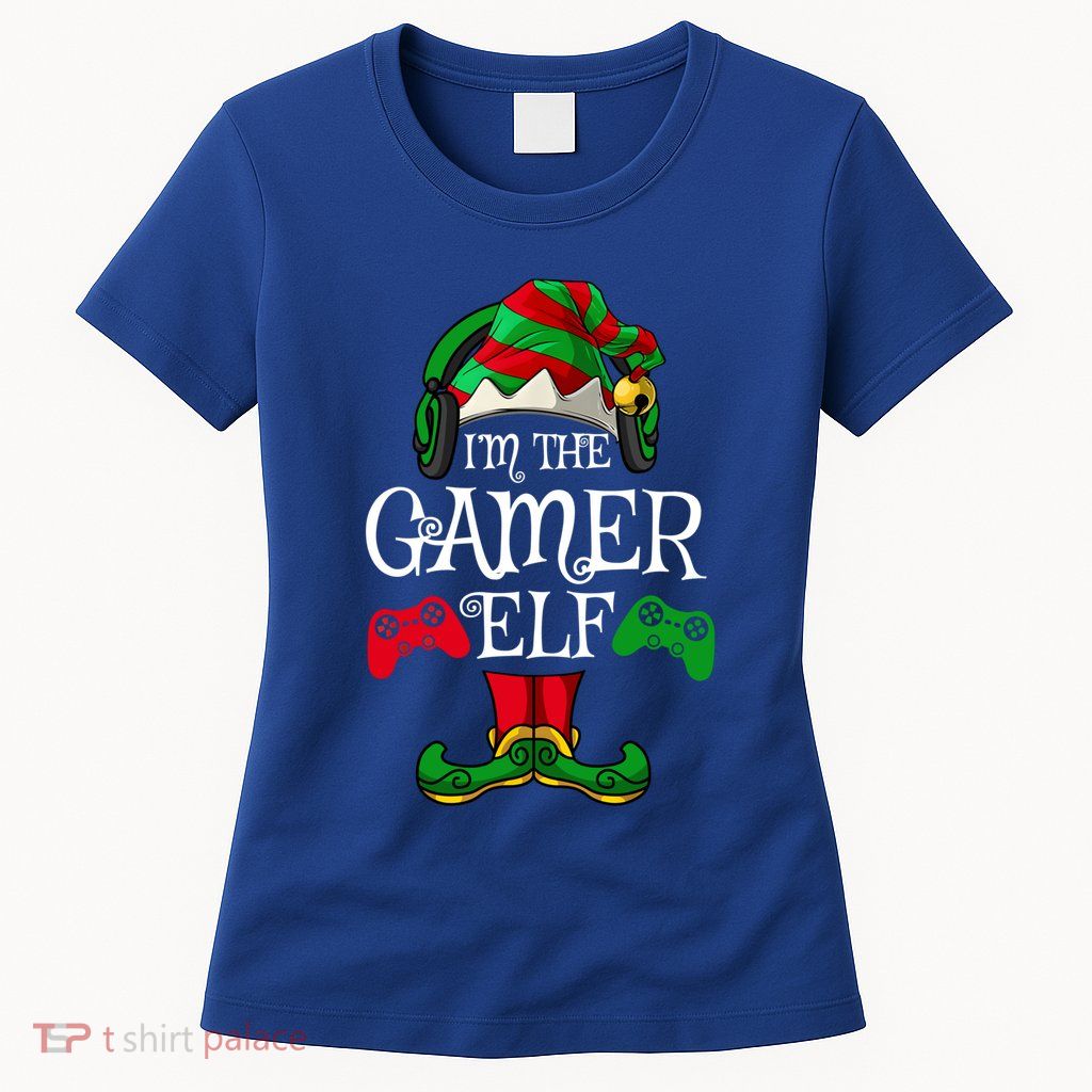 The Gamer Christmas Video Game Xmas Ugly Matching Pjs Gift Womens T-Shirt
