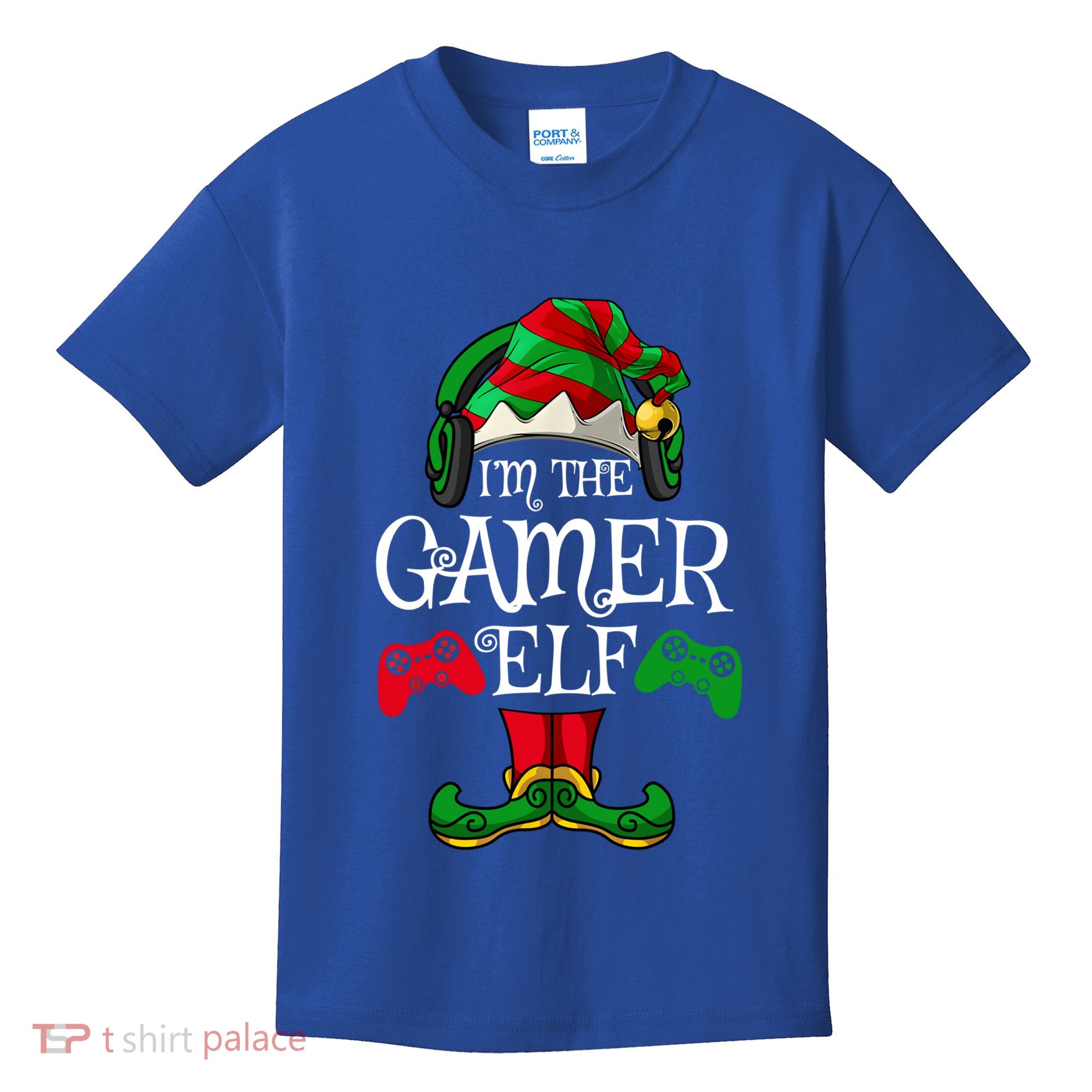 The Gamer Christmas Video Game Xmas Ugly Matching Pjs Gift Kids T-Shirt