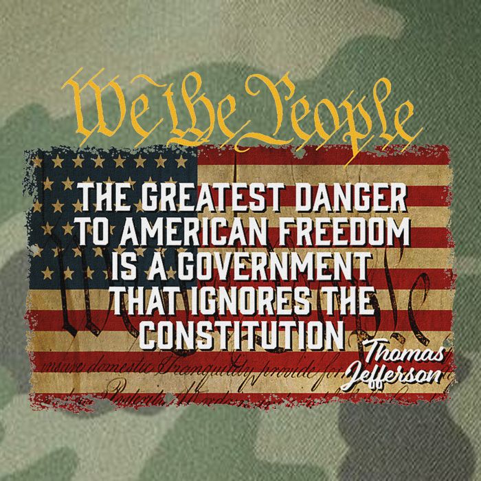 The Greatest Danger To American Freedom Thomas Jefferson Legacy Tie Dye Trucker Hat