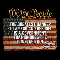 The Greatest Danger To American Freedom Thomas Jefferson 7-Panel Snapback Hat