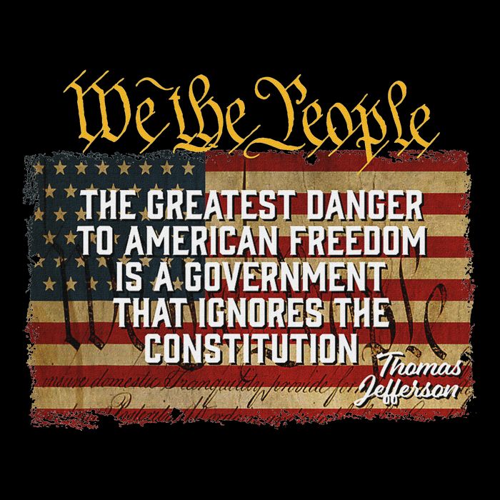 The Greatest Danger To American Freedom Thomas Jefferson 7-Panel Snapback Hat