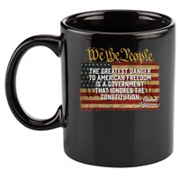 The Greatest Danger To American Freedom Thomas Jefferson 11oz C Handle Ceramic Mug