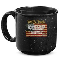 The Greatest Danger To American Freedom Thomas Jefferson 15oz Campfire Ceramic Mug