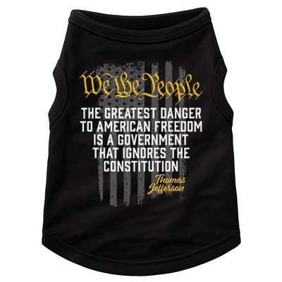 The Greatest Danger To American Freedom Thomas Jefferson Doggie Tank