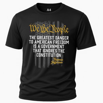 The Greatest Danger To American Freedom Thomas Jefferson Performance Shirt