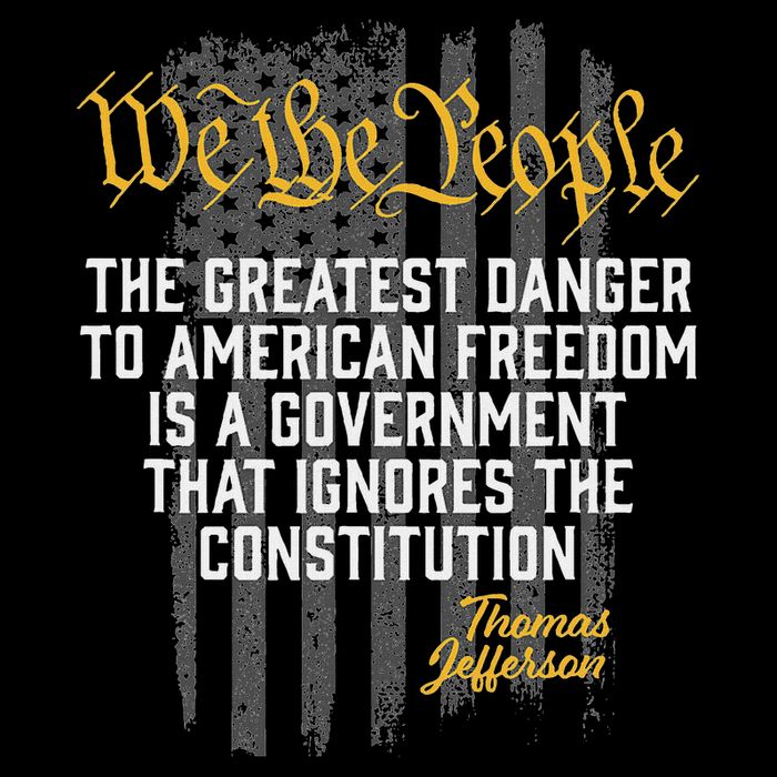 The Greatest Danger To American Freedom Thomas Jefferson Flatbill Hat