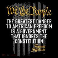 The Greatest Danger To American Freedom Thomas Jefferson Baby Bodysuit
